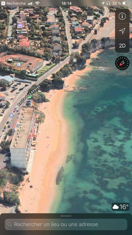 studio pieds dans l’eau Ajaccio  Extérieur photo